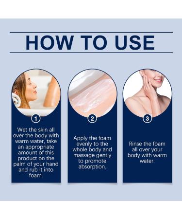 Clear Body Cleanser Moisturizing Body Wash Cleanses and Nourishes the Skin Refreshes and Cleanses Softens the Skin Hydrates Improves Skin Gloss Contains Bath Foam - Buy Online on GoSupps.com