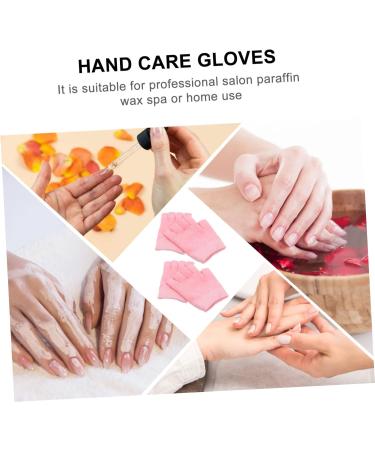 MERRYHAPY 2 Pairs Gel Gloves Fingerless Gloves Hand Cracked Gloves Night Hand Gloves Dry Hands Gloves Overnight Gloves for Dry Hands Moisturizing Gloves Spa Gloves Knitting 16X13X1CM - Buy Online on GoSupps.com