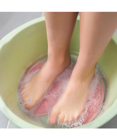 Abbto Foot Scrubber for Shower Foot Cleaner & Massage Mat with Non-Slip Suction Cups | Perfect for a Refreshing Shower Experience - Buy Online on GoSupps.com