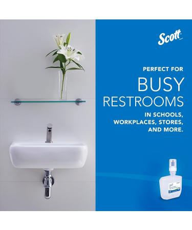Scott Green Certified Foam Hand Soap (91591) 1.2 L Clear Unscented Hand Soap Refills for KC Professional ICON and Scott Pro Automatic Dispensers Ecologo NSF E-1 Rated (2 Bottles/Case) Automatic Cassette - Buy Online on GoSupps.com