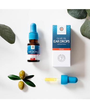Medi Grade Olive Oil Ear Drops 10ml - Natural Wax Removal for Blocked Ears - Softens & Removes Hardened Buildup - With Pipette Dropper - Buy Online on GoSupps.com