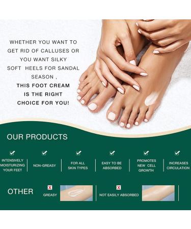 Cracked Feet Cream - Moisturizing Hand Cream 42% With 3.5 oz Cream for Men That Remove Dead Skin from Foot Calluses - Buy Online on GoSupps.com