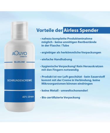 Blure Cream 40% Urea - Cracked Heels & Feet Treatment (500ml) | Repair Cream for Hands & Elbows - International Shipping Available - Buy Online on GoSupps.com