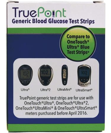 True Point Generic Test Strips 50 Count - Compatible with One Touch Ultra Meters - Buy Online on GoSupps.com
