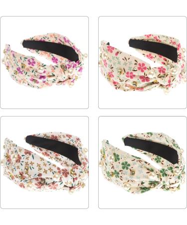 amangul Knotted Headband for Women Rhinestones Hairhoop HighSkull Wide Headband Turban Hairband Girl Face Washing Hairhoop(Purple) - Buy Online on GoSupps.com