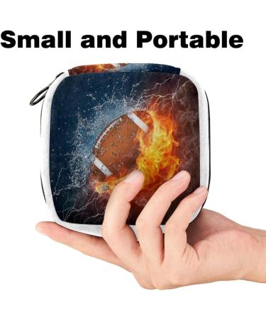 GIAPB Sanitary Napkin Storage Bag | Period Tampon Makeup Pad Pouch | Fire and Water Color 3029 - Buy Online on GoSupps.com