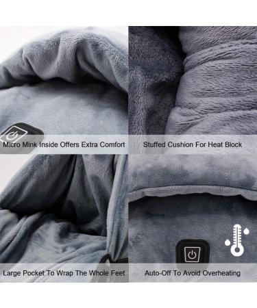 Oikabio Electric Heating Pad - USB Warm Slippers & Winter Foot Warmer | Washable Comfort for Feet & Hands - Buy Online on GoSupps.com