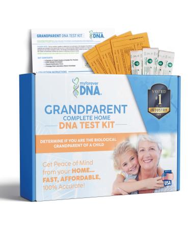 My Forever DNA - Grandparent DNA Test Kit  Includes All Lab Fees & Shipping to Lab  Up to 46 DNA (Genetic) Markers Tested  ACCURATE & CONFIDENTIAL