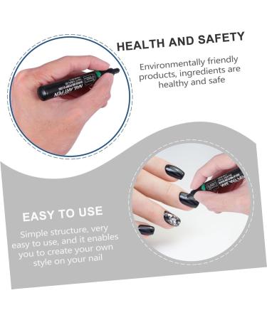 Beatifufu 1pc DIY Nail Polish Pen Nail Tool Manicure Painting Pen Nail Painting Tools Manicure Tool Nail Implements Manicure Drawing Pen Nail Art DIY Tool Manicure Pen Nail Gel Polish Liquid - Buy Online on GoSupps.com
