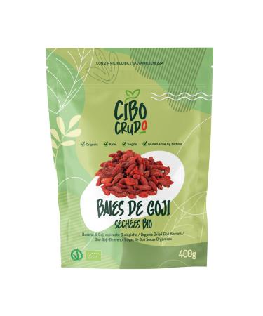 Baie de Goji Bio du Tibet - 400g. Baies de Goji Bio S ch es au Soleil sans Additifs et Sulfur es. Fruit Sec Riche en Vitamines Energie et Antioxydant. Goji Berries Raw and Organic. 400 g ( Lot de 1 )