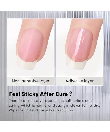 7-in-1 Pink Builder Nail Gel 15ML - Gel Polish for Strengthener, Extension, Rhinestone Base Coat - Soak Off UV LED Gel with Brush in Bottle - Aokitec - Buy Online on GoSupps.com