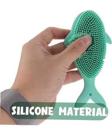 4pcs FOMIYES Silicone Newborn Baby Massage & Shampoo Brush Set - Soft Shower Scrubber for Bathing Supplies - Buy Online on GoSupps.com