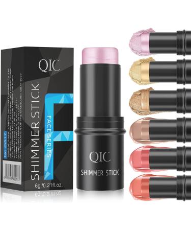 Contouring Makeup Stick Multi-Use Stick Lightweight Cream Blush All Day Wear Highlighter Shimmer Blush Makeup Stick for Face Eyes Lips Nose Forehead(#01) - Buy Online on GoSupps.com
