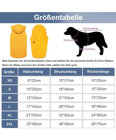 Kickred Soft & Breathable Yellow Dog Hoodie Coat with Hat - Winter Apparel for Large Dogs | Shop Now - Buy Online on GoSupps.com