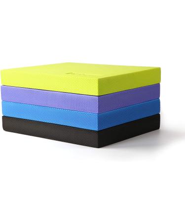RitFit Balance Foam Pad - 2 TPE Non-Slip Mat for Fitness & Balance Exercises | Yoga, Physical Therapy, Knee Cushion | Blue - Buy Online on GoSupps.com