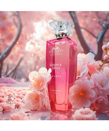 Viscont../i Sugar & Spice Perfume For Women Eau De Parfum Floral Long Lasting Fragrance with Rose Italian Mandarin Orange Blossom Gardenia Premium Luxury Perfume For Casual & Occasional Wear 100 ml - Buy Online on GoSupps.com