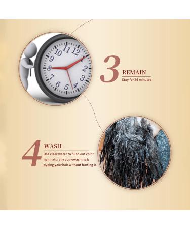 Shampooing colorant pour cheveux gris 500 ml shampoing noir colorant les cheveux en quelques minutes couleur stimule les cheveux secs et cr pus - Buy Online on GoSupps.com