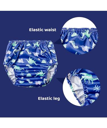 BISENKID Waterproof Diaper Cover for Toddlers - Elastic Swim Diaper for Potty Training Boys 3T (4 Count) - Buy Online on GoSupps.com