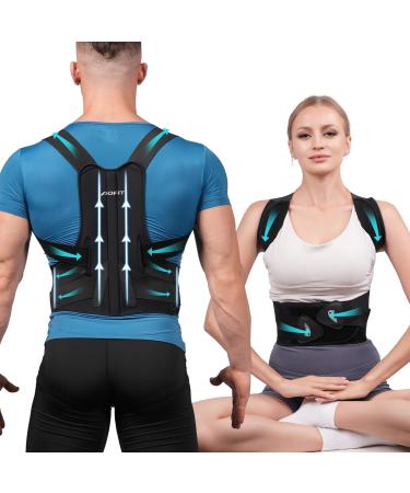 Back Brace Posture Corrector for Women and Men Lumbar back posture corrector Back Pain Relief Scoliosis and Hunchback Correction Hump Thoracic Spine Corrector Adjustable PostureTrainer Size L Large