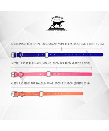 Regal Dog Products Waterproof Halfband Collar for Small Medium & Large Dogs - Pink - Perfect for Puppies & Adult Dogs - Buy Online on GoSupps.com