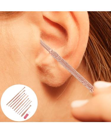 HAKIDZEL 1Set Ear Wax Removal Tools Cleaners with Spiral Design for Daily Use Portable Kit Pink for Family and Travel - Buy Online on GoSupps.com
