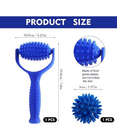 Buy Laqwynkb Massage Roller & Hedgehog Ball Set - Spiked Massage Balls for Sore Muscles Back Legs Feet Hands Arms Shoulders - International Shipping Available - Buy Online on GoSupps.com