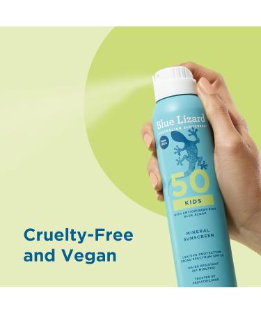 BLUE LIZARD Sunscreen SPF 50+ Spray | Kids | 5 Fl Oz | Pack of 2 5 Fl Oz (Pack of 2) - Buy Online on GoSupps.com