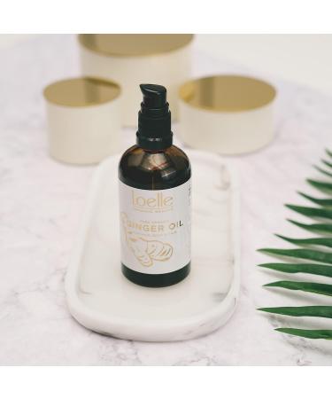 Loelle Ginger Oil - Organic Healing Massage Oil for Muscle Pain Relief (100ml) - Spicy & Stimulating Moisture Care - Buy Online on GoSupps.com