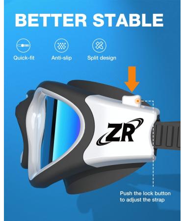 ZIONOR Swim Goggles G1 Polarized Swimming Goggles Anti-Fog for Adult Men Women A0-g1-polarized Mirror Gold Lens - Buy Online on GoSupps.com