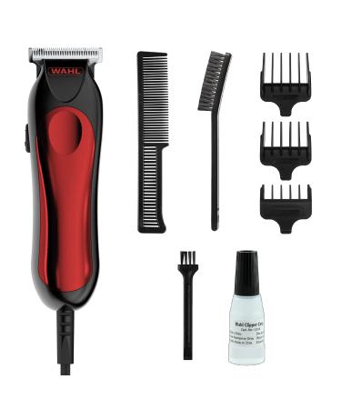 Wahl T-Pro Corded T-Blade Trimmer Beard Trimmer for Men Men s Shaver Afro Hair Trimming Corded Stubble Trimmers Detailing and Outlining Male Grooming Set Single