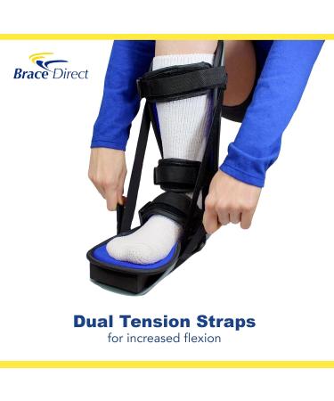 Brace Direct Plantar Fasciitis Night Splint - Heel Pain Relief & Achilles Tendonitis - Unisex Sleeping Brace (Large - Buy Online on GoSupps.com