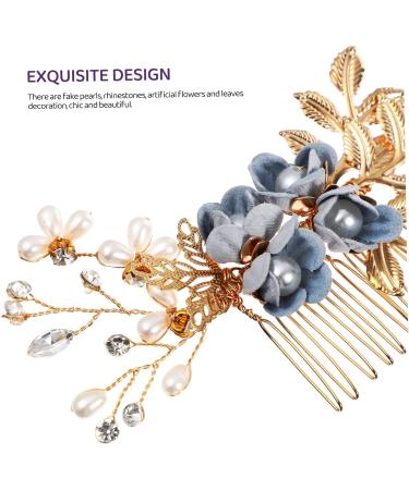 MAGICLULU Bridal Comb 6 Sets Bridal Headwear Wedding Bridal Tiaras Flower Hair Combs Hair Clips for Wedding Party Bridal Hair Clip Hair Combs for Women Hair Accessories Clothing Pearl Bride - Buy Online on GoSupps.com