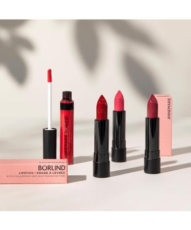 Annemarie B rlind Matt Red Lipstick - Effective Natural Beauty Vegan Hydrating & Smoothing (4 ml) - Buy Online on GoSupps.com