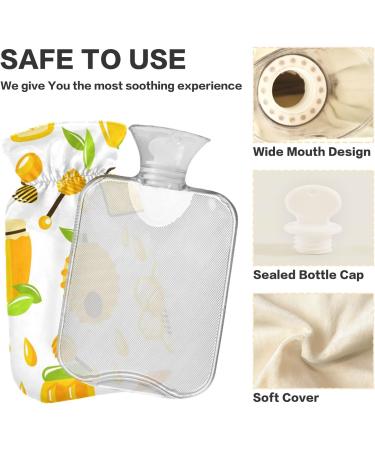 Buy Honey BAP Free Hot Water Bottle - 2L Large Pain Relief Bag with Cover | Hot & Cold Compress - International Shipping - Buy Online on GoSupps.com