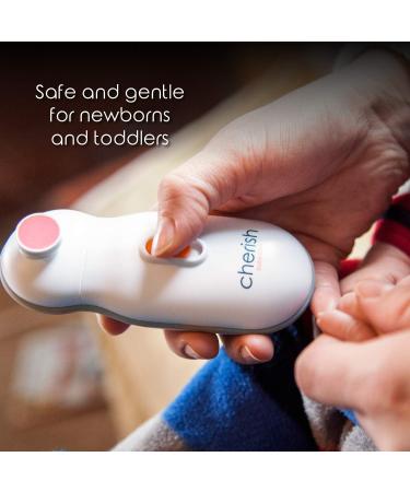 Electric Baby Nail File Trimmer - Safe Infant and Toddler Nail Care | Baby Grooming Kit - Buy Online on GoSupps.com