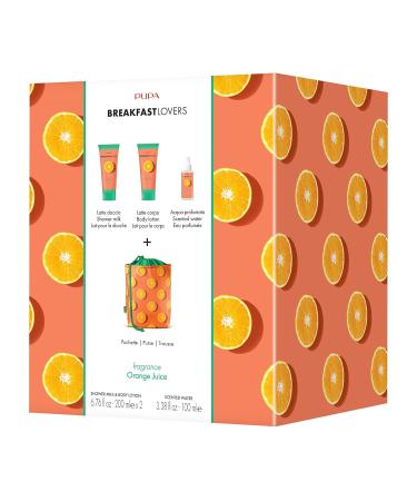 Pupa Milano Breakfast Lovers Set Orange Juice 4 Pc - Moisturizing Body Lotion - Hydrating Body Wash - Body Mist - For Soft Skin - Skin Care Gift Set - Buy Online on GoSupps.com