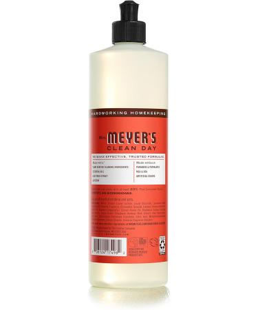MRS. MEYER'S CLEAN DAY Radish Liquid Dish Soap - Biodegradable 16 fl. oz | Eco-Friendly Dishwashing Solution - Buy Online on GoSupps.com