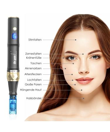Dr.Pen Ultima A8S Microneedling Pen - Professional Dermapen for Face Body & Hair Growth | 7 Cartridges Included | Ideal Mother's Day Gift for Women - Buy Online on GoSupps.com