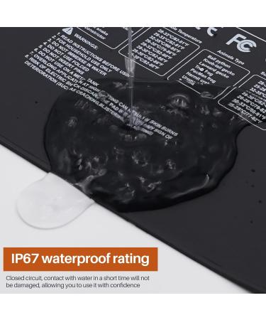 Reptile Heat Pad 6W Under Tank Terrarium Warmer Heating Mat and Digital Thermostat Controller for Turtles Lizards Frogs and Other Small Animals Multi Sizes - Buy Online on GoSupps.com