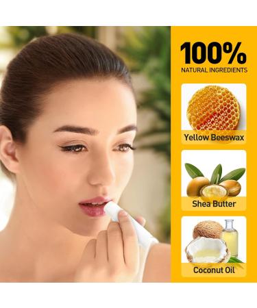 DMSKY 50 Pack Lip Balm Unlabeled, Natural Lip Balms Bulk Blank Tube, Lip Balm for Party Favors and Gift Basket Filling, Wedding or Baby Shower-5 Flavors 50 count - Buy Online on GoSupps.com