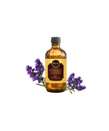 Natural Sense Body Massage Oil with Lavender - Premium-Grade Spa-Quality All-Natural Body Massage Oil from Rice bran Oil Sunflower Oil Coconut Oil. 10 Fl Oz.