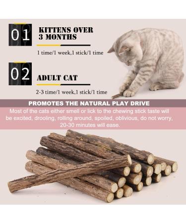 Onebarleycorn Matatabi Cat Sticks - 30 Pack | Dental Care Cat Toys for Happy Healthy Cats - Buy Online on GoSupps.com