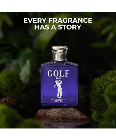 Golf Blue Men's Cologne Bold & Sophisticated Scent With Citrus Spice And Woody Notes Long Lasting Fragrance For All Occasions Golf blue 3.4 Fl Oz (Pack of 2) - Buy Online on GoSupps.com
