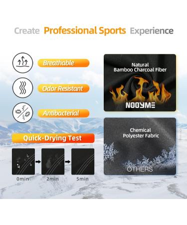 Shop Nooyme Men's Thermal Underwear Set - Breathable & Functional Ski Wear for Warm Winter Comfort - Buy Online on GoSupps.com