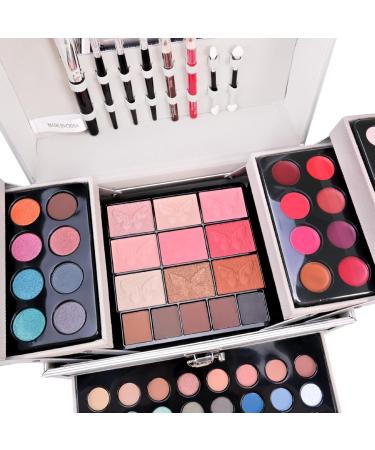 Coffret de maquillage pour filles adolescentes et femmes offrant des palettes polyvalentes avec des nuances neutres pour toutes les occasions. Coffret de transport voyage. cadeau. - Buy Online on GoSupps.com