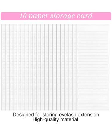 500 Pieces False Eyelash Fans Paper Tape Holder - Double Faced Adhesive Fast Fan Tape for Volume Eyelash Extensions | Essential Tools & Storage - Buy Online on GoSupps.com
