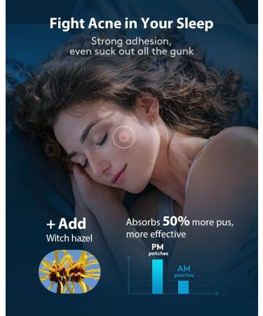 LitBear Acne Pimple Patches - Day and Night Set | 180 Dots with Witch Hazel, Tea Tree & Calendula Oil | Extra Adhesion for Face | Zit Patch AM + PM - Buy Online on GoSupps.com