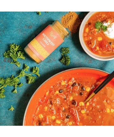 Rumi Spice Southwest Chili Blend - Guajillo and Ancho Chiles with Black Cumin (2.5 oz) - Buy Online on GoSupps.com