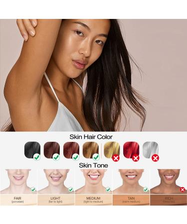 Gamiso IPL Hair Removal Device for Women and Men - At-Home Permanent Hair Remover - Painless on Legs, Arms, Bikini line, Face, Armpits, and Back - Unlimited Flashes - Black - Buy Online on GoSupps.com