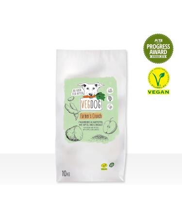 VEGDOG Farmer's Crunch Vegan dry food for adult dogs with potato and fawa beans complete grain-free food for allergy sufferers with alternative source of - Buy Online on GoSupps.com